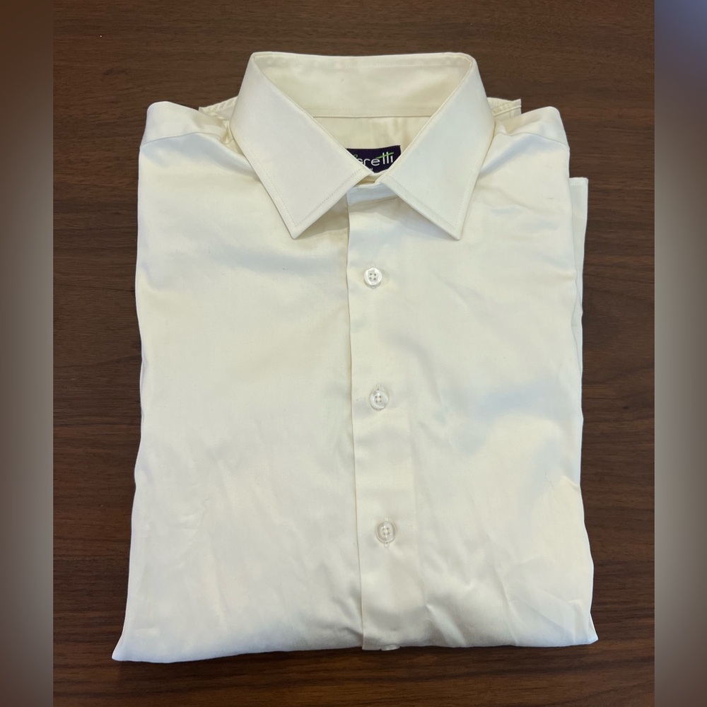 NEW Ivory Color Shirt Necksize 16